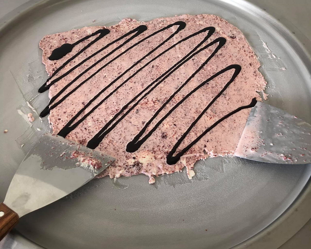 Contact us to learn more about our rolled ice cream services and booking options - see our signature rolling process in action